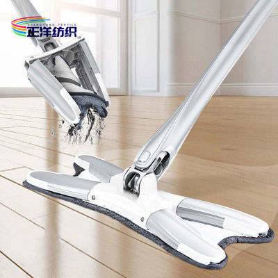 120cm Cleaning Mop Handle New Butterfly Shape Hand Wash Free Stainless Steel Mop