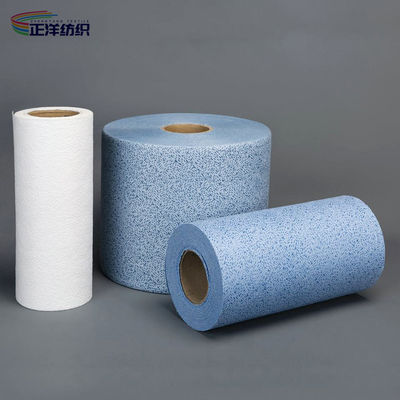 Heavy Duty 120gsm Disposable Cleaning Towels Industrial Wipes Jumbo Roll Non Woven Fabrics