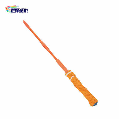Thread Cotton Cleaning Mop 120cm Length Plastic Handle 125Grams Wringing Dry Hand Wash Free