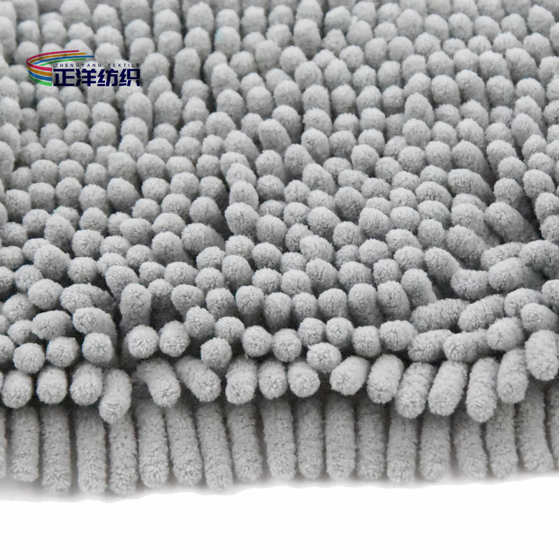 5"X18" Dust Cleaning Mop Grey Floor Cleaning Dust Mop Head 1500gsm For Marble And Concrete