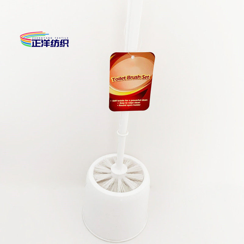 12.5cm Handle Cleaning Brush Microfiber With Filtration Cup White Plastic Bristle