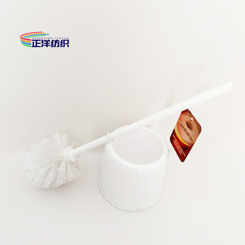 12.5cm Handle Cleaning Brush Microfiber With Filtration Cup White Plastic Bristle