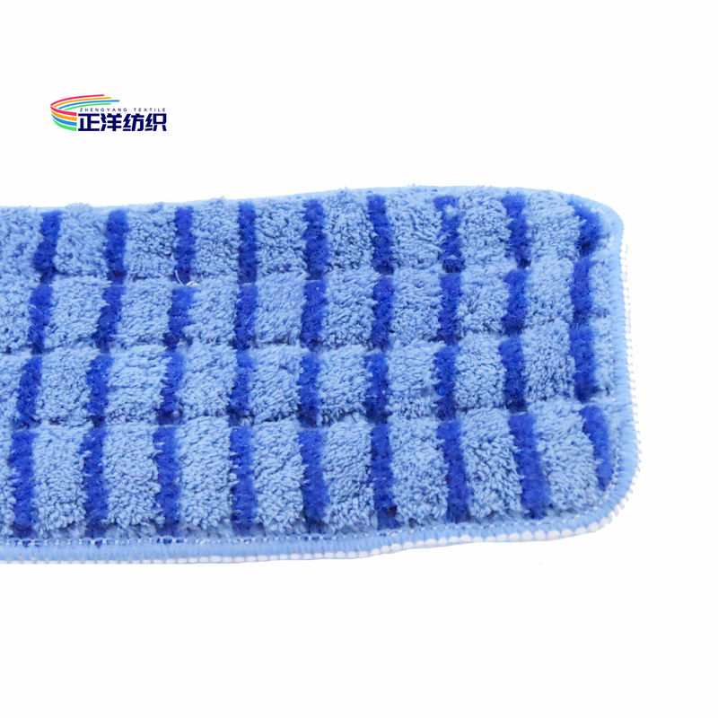 20 Inch Dry Cleaning Mop Blue PP Scrubbing Fiber Flat Mop Head