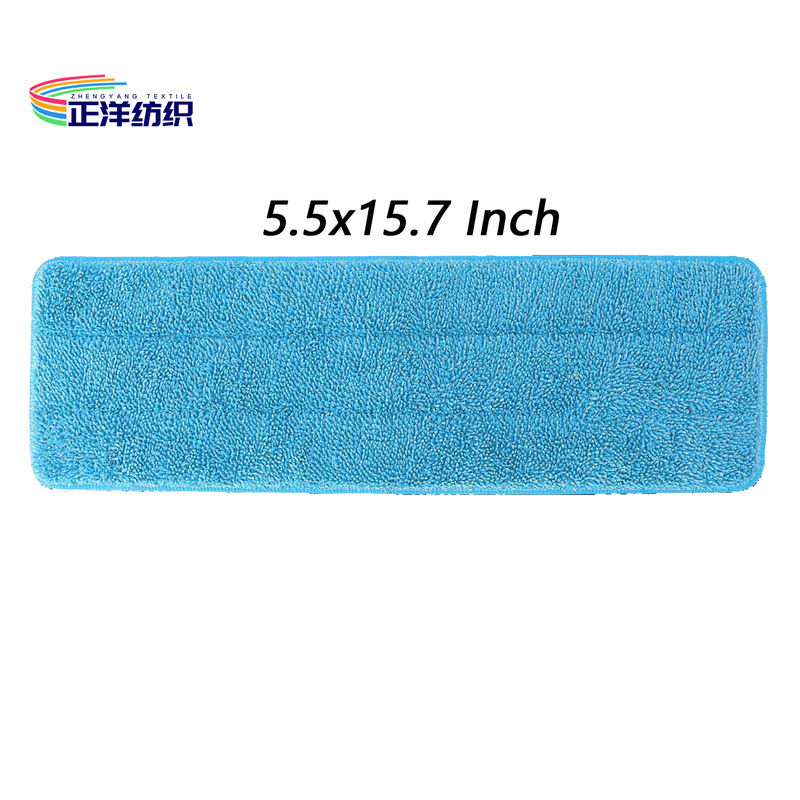 5.5"X15.7" Dry Mop Head Blue Fiber Sponge Center Dry Mop Pad