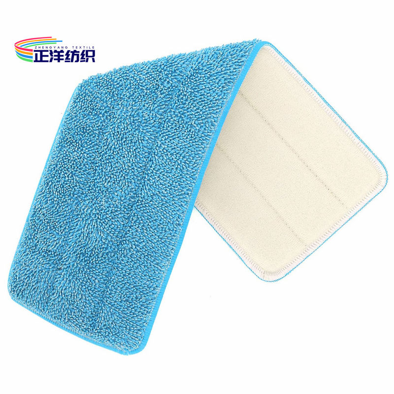 5.5"X15.7" Dry Mop Head Blue Fiber Sponge Center Dry Mop Pad
