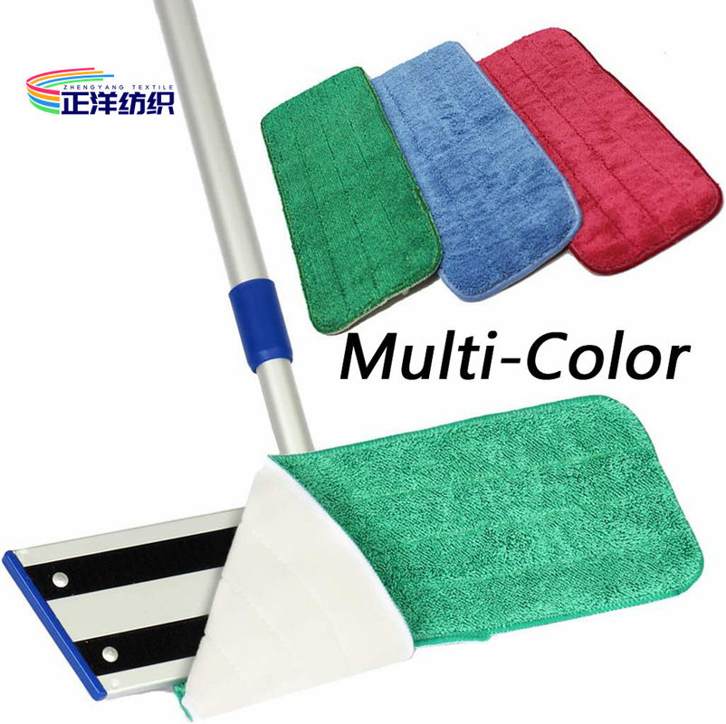 Microfiber Wet Cleaning Mop Red Multi Usage 5.5"X18" 3 Ply Wet Mop Head