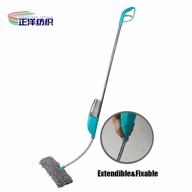 174cm Spray Floor Cleaner Blue 700ml Water Tank Bendable Telescopic Spray Mop