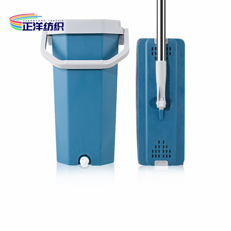 125cm Cleaning Mop Handle Plastic Water Squeezing Bucket Hand Wash Free Mop