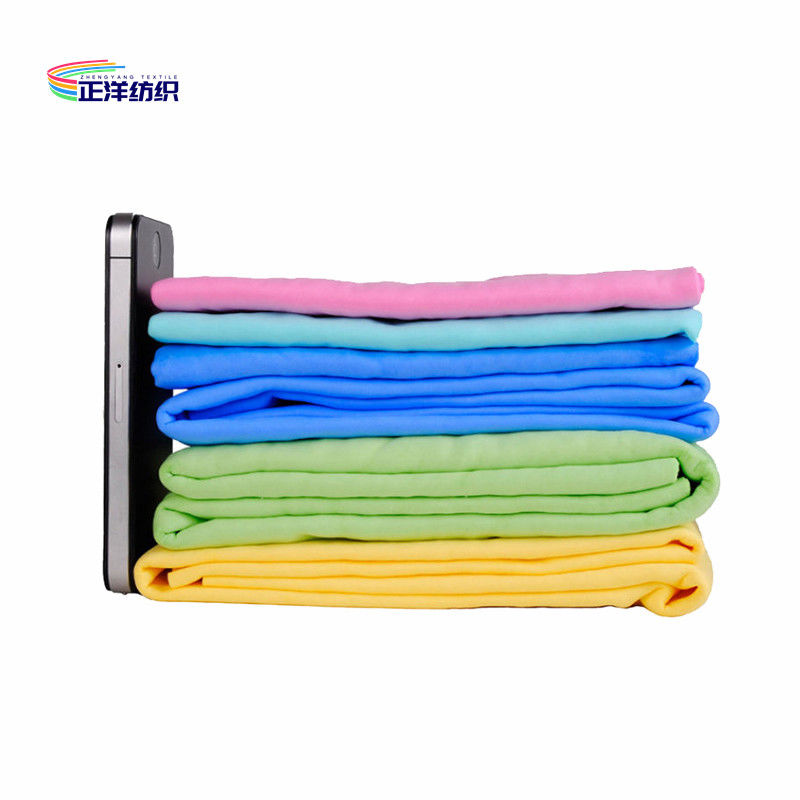 43x32cm Multi Color PVA Chamois Car Wash Towel 300gsm Cleaning Reusable Wipes