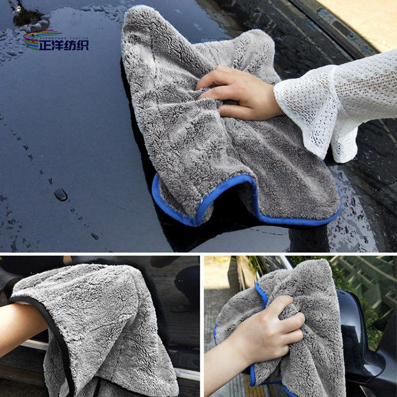 Extra Thick 1000gsm Washable Microfiber Cloths Medium Size 40x60cm Microfiber Car Drying Cloth