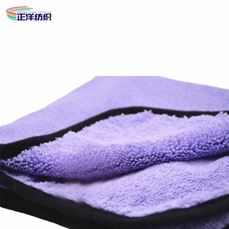 Microfiber Reusable Cleaning Cloth 400GSM Medium Size 40X40CM Purple
