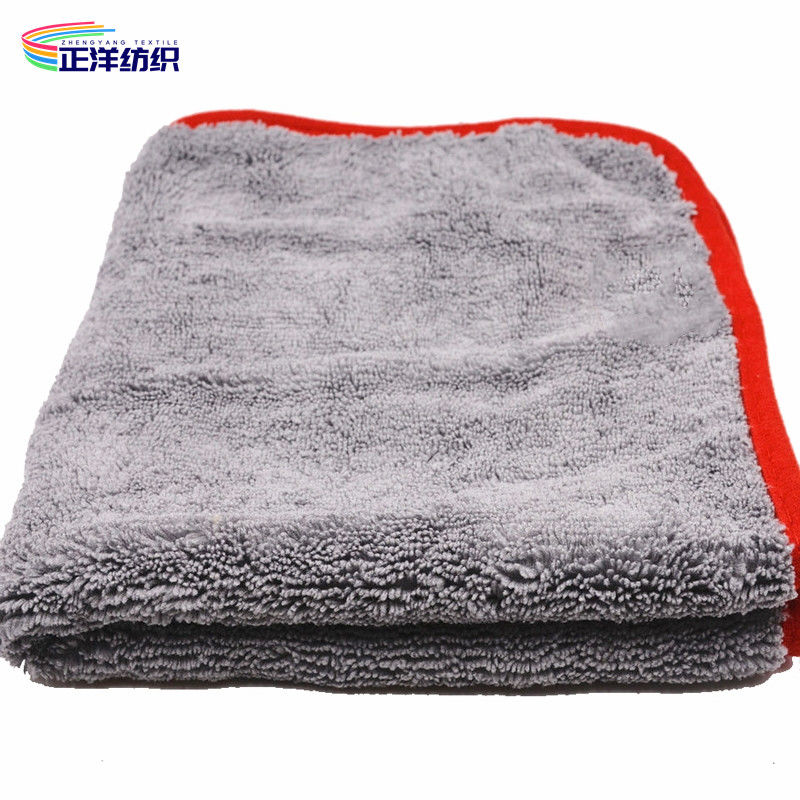 400GSM Washable Cleaning Cloths Large Size 40X60CM Grey Microfiber Cleaning Cloth