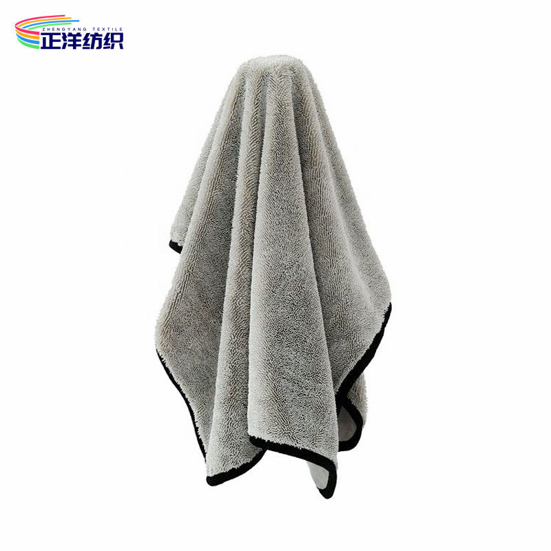 600GSM Reusable Cleaning Cloth 40X60CM Twist Pile Fabric Car Detailing Cloth