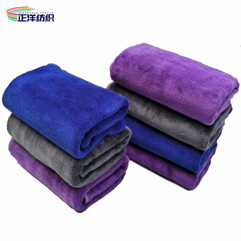 400GSM 50X60CM Reusable Cleaning Rags Microfiber Double Side Brushed Weft Terry Cloth Cleaning Towels