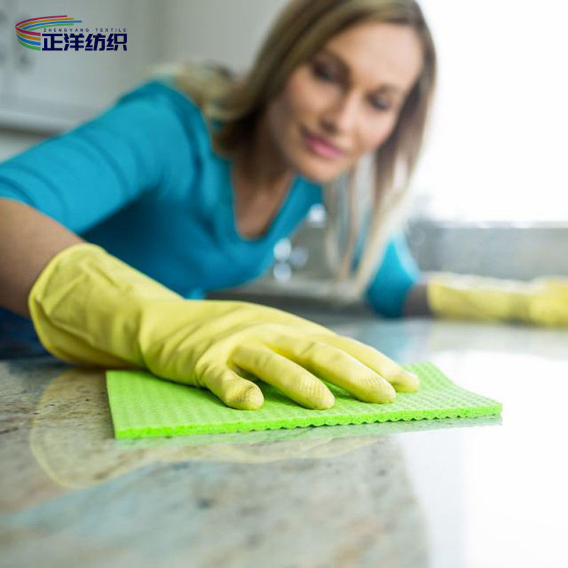 Absorbent Cellulose Disposable Cleaning Cloth 17X19CM Kitchen Dish Cleaning Sponge Cloth