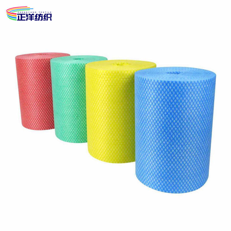 60gsm Disposable Cleaning Cloth 20x40cm Nature Wooden Paper Disposable Microfiber Wipes