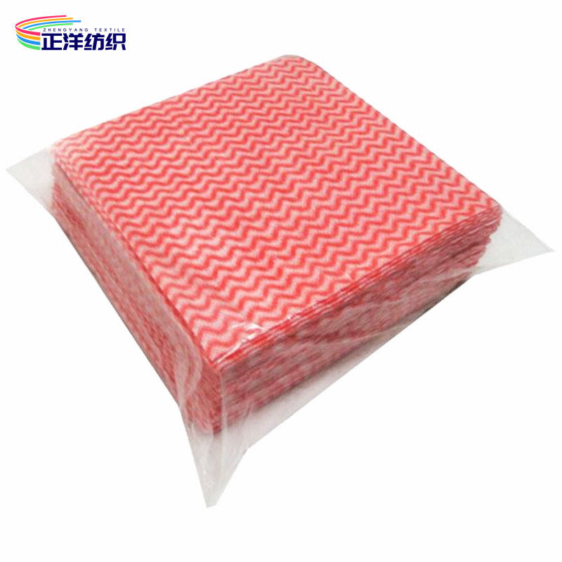 60gsm Disposable Cleaning Cloth 20x40cm Nature Wooden Paper Disposable Microfiber Wipes