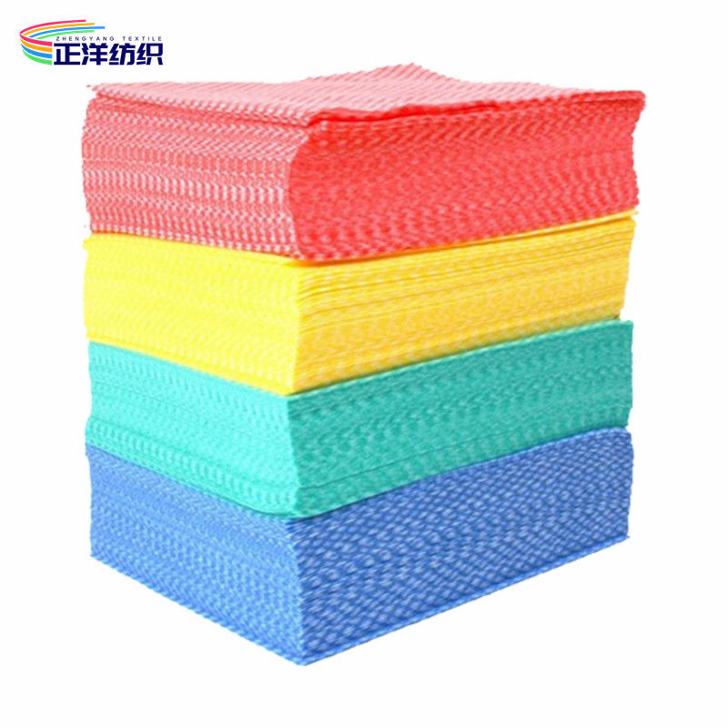60gsm Disposable Cleaning Cloth 20x40cm Nature Wooden Paper Disposable Microfiber Wipes