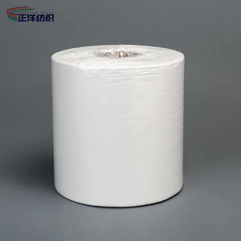 Heavy Duty 120gsm Disposable Cleaning Towels Industrial Wipes Jumbo Roll Non Woven Fabrics