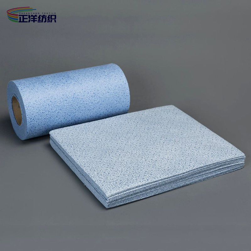 Heavy Duty 120gsm Disposable Cleaning Towels Industrial Wipes Jumbo Roll Non Woven Fabrics