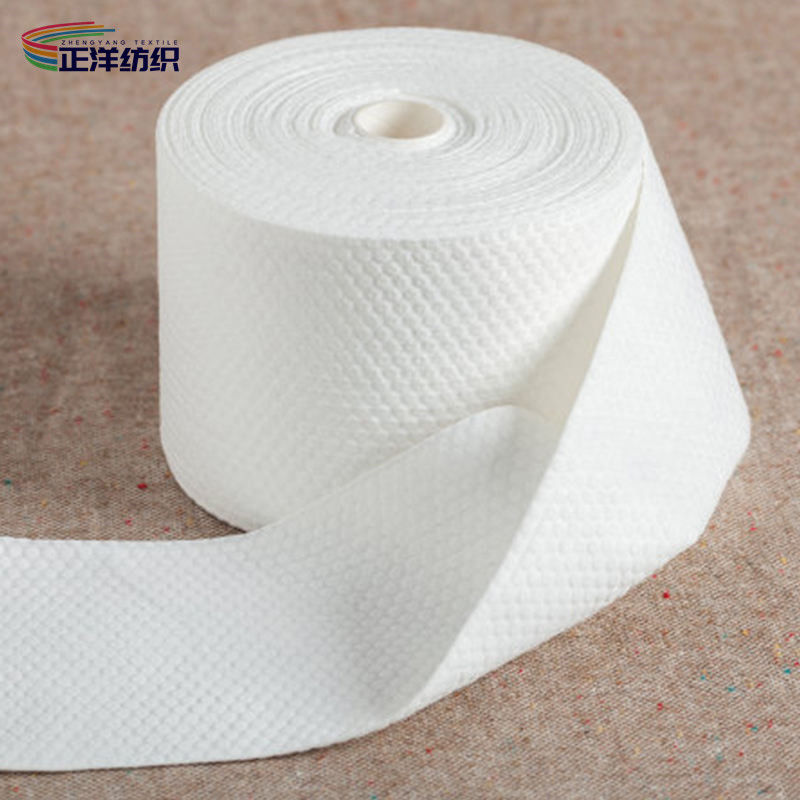 Spunlace Disposable Microfiber Cloths Nonwoven 80GSM Disposable Face Cleaning Towel