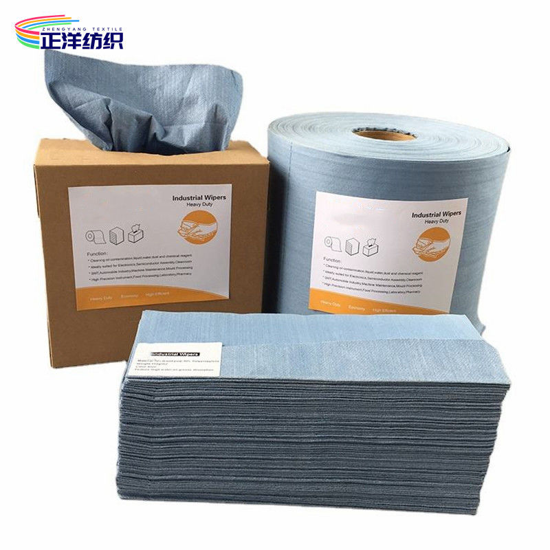 Woodpulp Disposable Cleaning Cloth Roll 25x43cm PP Disposable Multipurpose Industrial Cleaning Cloth