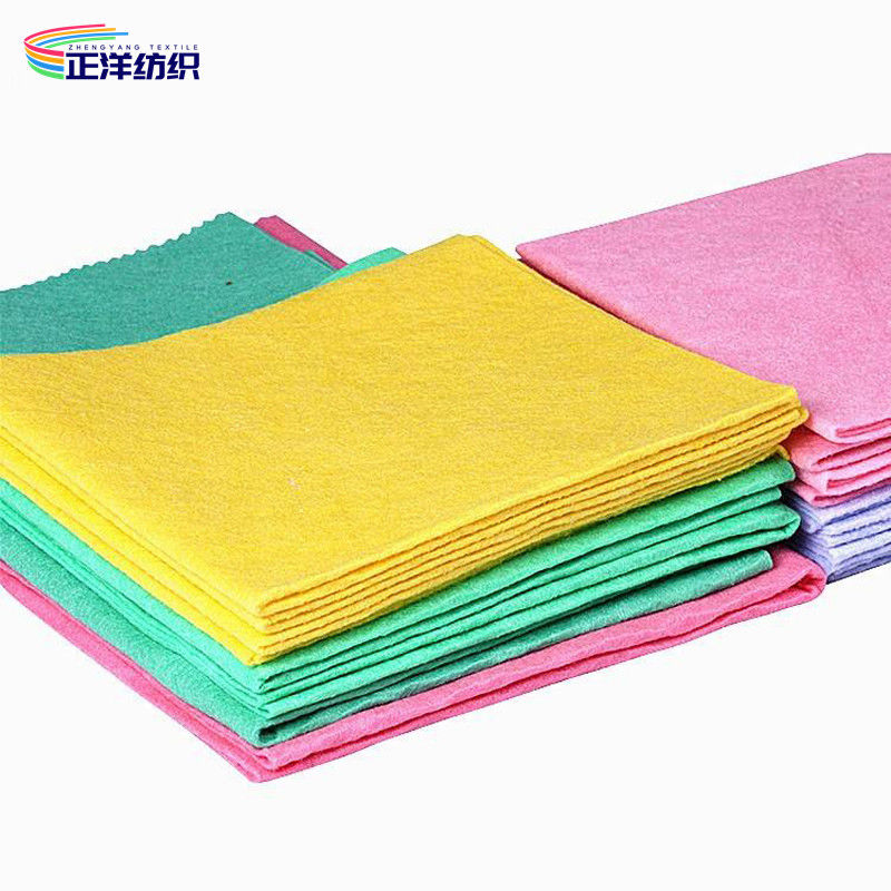 50x60cm Disposable Cleaning Cloths On A Roll 200GSM Absorbent Polyester Viscose Non Woven