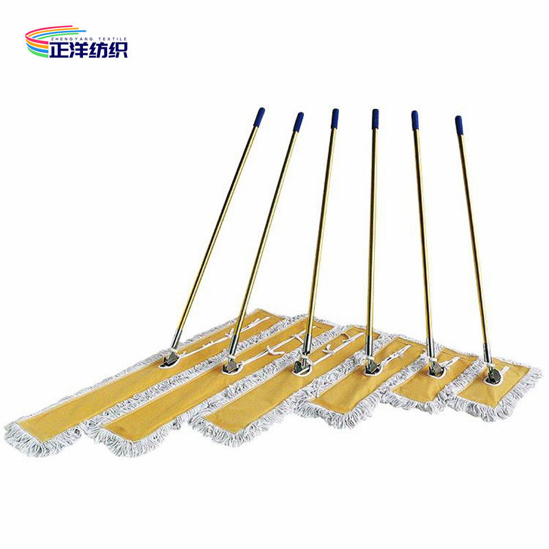 125cm Cotton Floor Mop Aluminum Handle Full Size 4 Ply Cotton Yarn Wet Mop