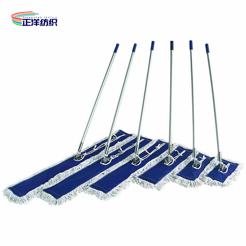 125cm Cotton Floor Mop Aluminum Handle Full Size 4 Ply Cotton Yarn Wet Mop