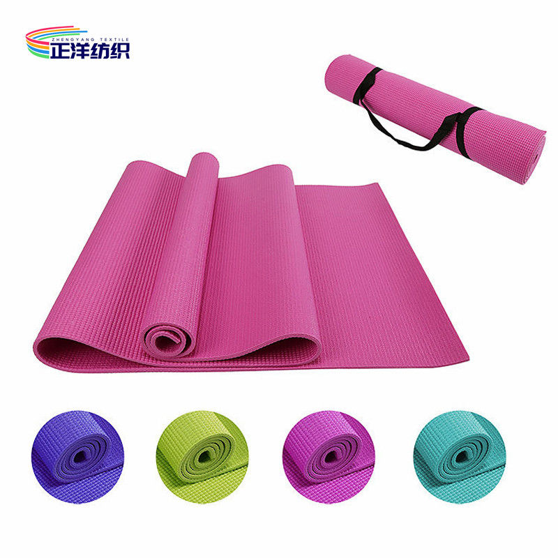 24"X72" PVC Material Anti Slip 4mm Multi Colour Yoga Sports Mat