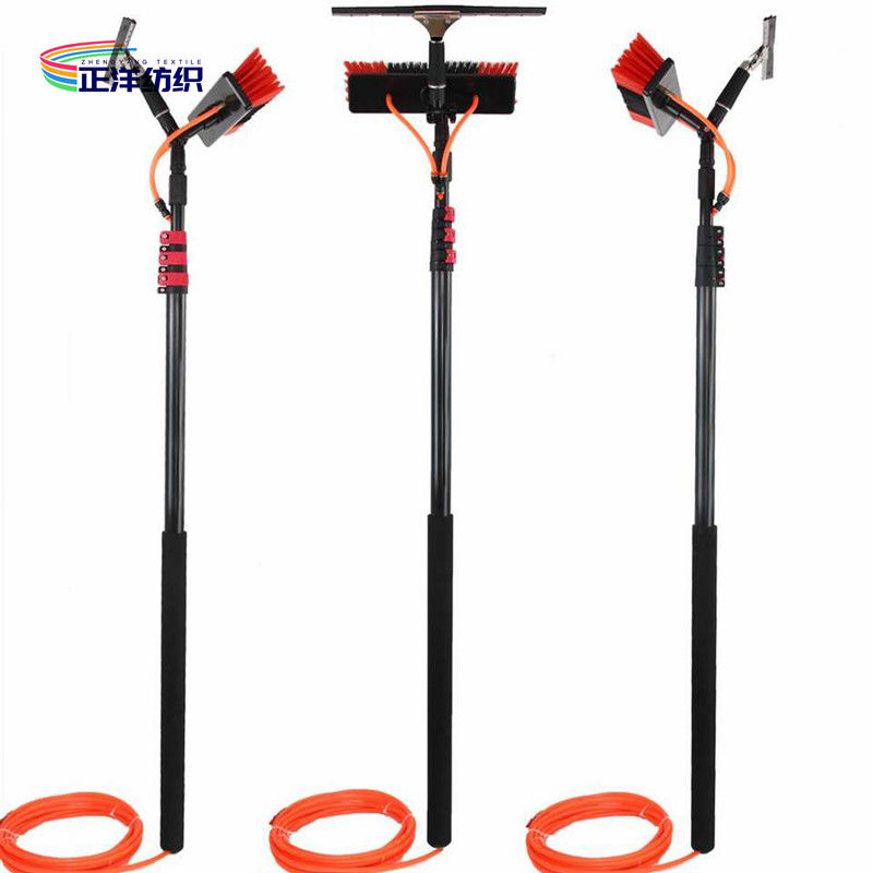 12ft Extended Handle Cleaning Brush Aluminum Telescopic Sweeping Brush
