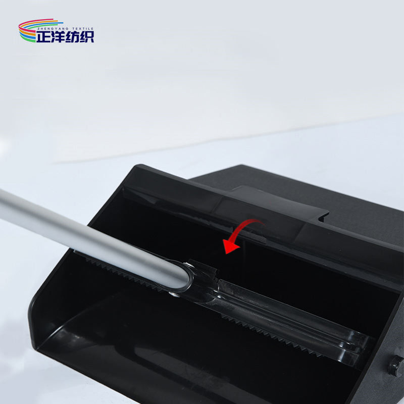 91cm Broom Dustpan Set Aluminum Telescopic Handle Industrial Windproof Lobby