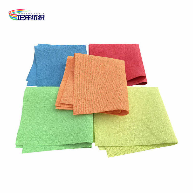 32x32cm Car Cleaning Rags Chamois Cloth Microfiber PU Coating Car Polishing Towels