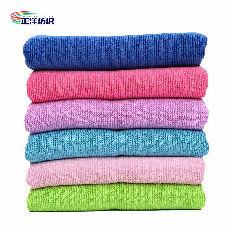 40x40cm 300gsm Soft Microfibre Looped Smooth Surface Scratch Freefor Car Cleaning