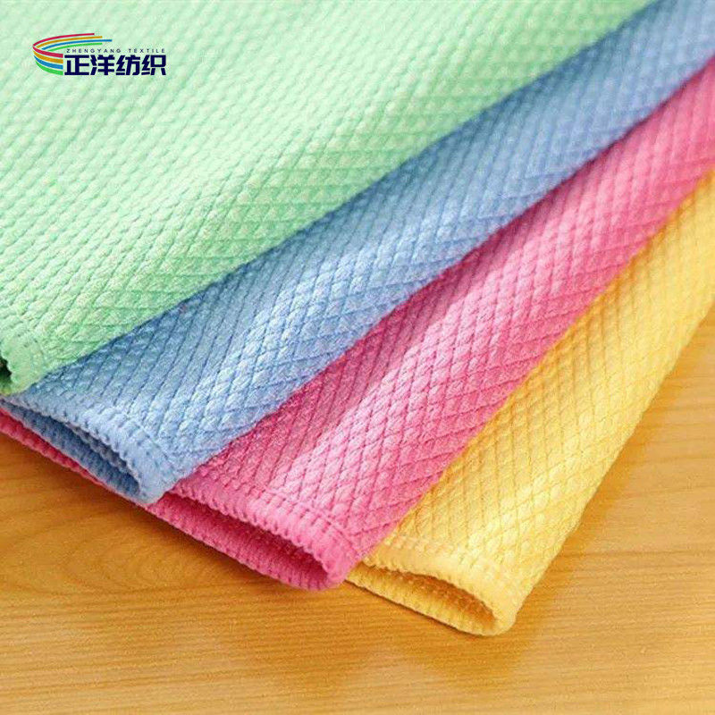 30x40cm 280GSM Shiny French Terry Cloth Window Glass Cleaning Car Polishing Cloth