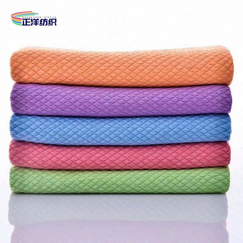 30x40cm 280GSM Shiny French Terry Cloth Window Glass Cleaning Car Polishing Cloth