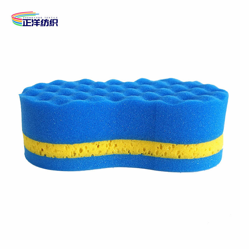 21x11.5x7.2cm PU Sponge 3 Layer Composed Car Washing Sponge Pad