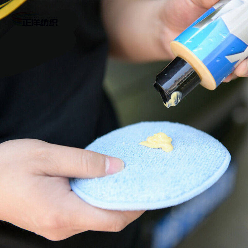 120mm Car Polish Hand Applicator Car Beauty Cleaning Sponge Press Edge Polishing Waxing Pad