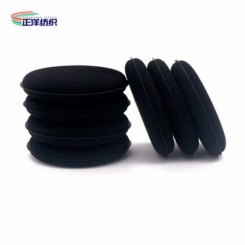 Microfiber Car Detailing Tools 20mm Multi Color 105mm Round Wax Applicator Sponge