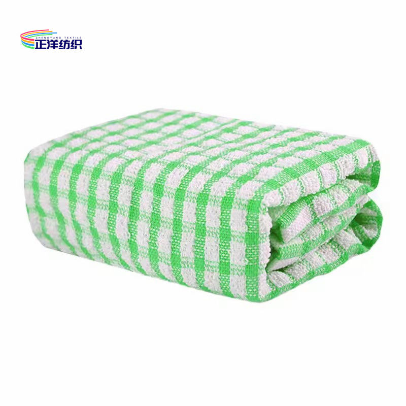 30x30cm Colorful Grid Style Cotton Towel Holiday Present Birthday Gift Wedding Gift Towel