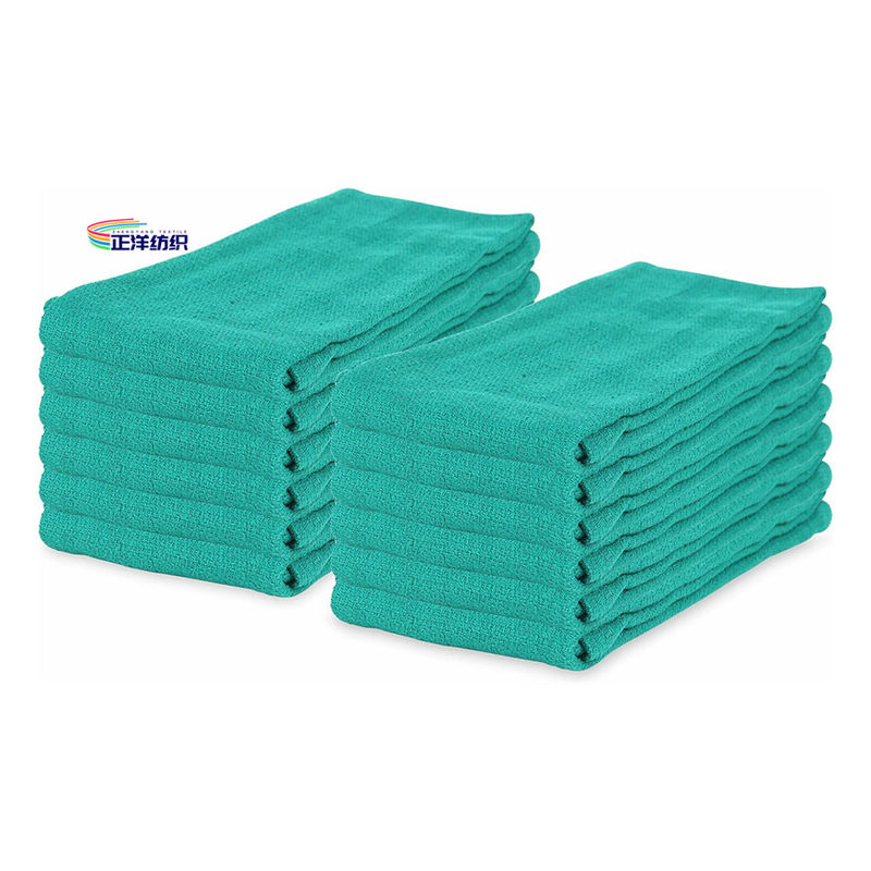 Green Surgical Towel Surgery Huck Hand Towel 40x60cm 100% Cotton Disposable Medical Sterile Operation Towel Hospital Use