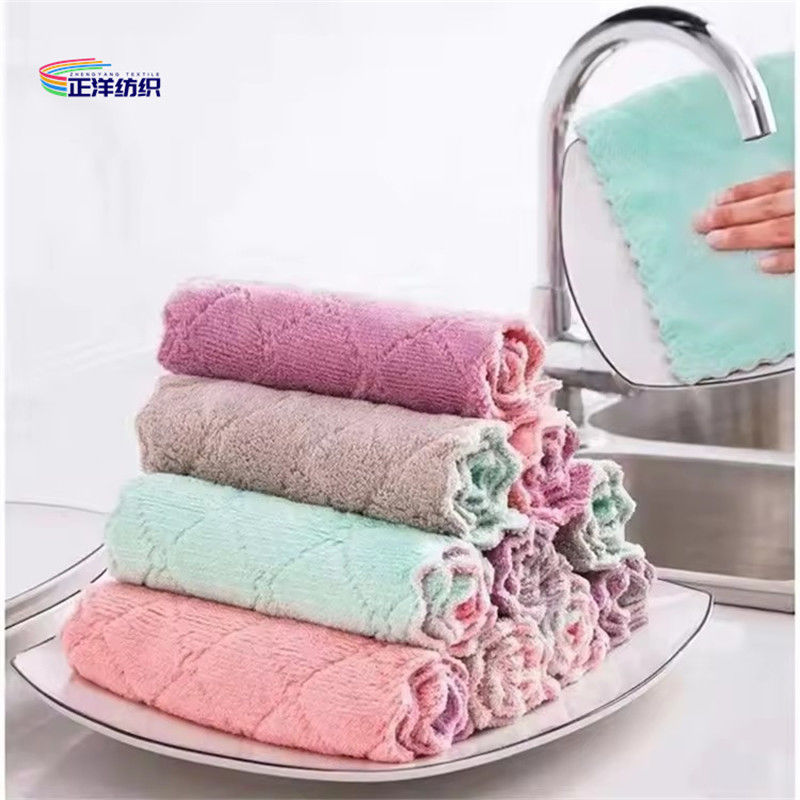 Free House Clean Towel Reusable Microfiber Cloth Multi-Purpose Rags 50PCS Pack Microfiber Towel
